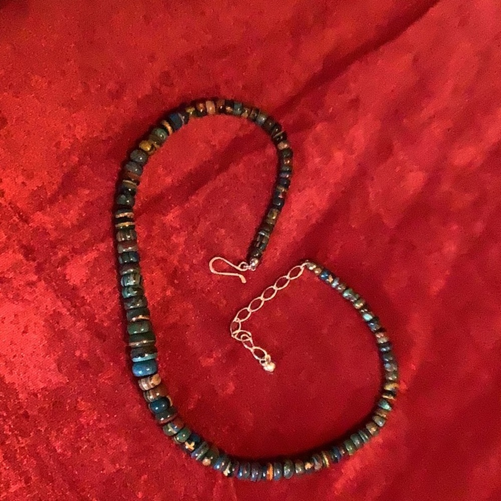Mine Finds by Jay King Rainbow Calsilica Necklace